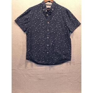 Penguin by Munsingwear Mens Collared Short Sleeve Button Shirt Large